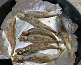 簡単綺麗に焼きししゃも〜(o˘◡˘o)♡作り方15写真
