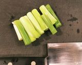 牛小間切れ肉で肉巻き野菜作り方1写真