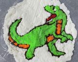 恐竜ケーキ(ケーキに絵を描く)作り方5写真
