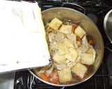 鶏豆腐ごぼう煮♪簡単咳動脈硬化漢方薬膳作り方9写真