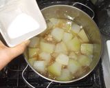 冬瓜と鶏ひき肉の煮物♪簡単むくみ漢方薬膳作り方8写真