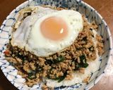 バジルのみで簡単ガパオライス作り方8写真