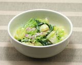 簡単美味！三つ葉のポテトサラダわさび風味作り方5写真