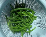 旬野菜インゲンと厚揚げの旨辛タレ炒め作り方1写真