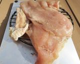 スモーク(風味)☆チキンサンド作り方1写真