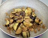 なすとひき肉の味噌だれ醤油煮!(^^)!作り方2写真