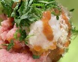 鶏むね大根おろしつくね作り方2写真