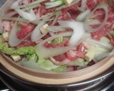コク旨味噌ダレで♪豚肉と白菜のバター蒸し作り方5写真