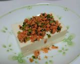 簡単！美味♪豆腐（冷奴）に鮭ごまネギだれ作り方2写真