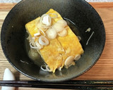 湯葉とえのき茸のだし玉子焼き作り方7写真
