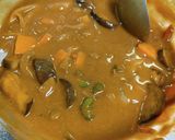 レンチン!子供もOK!豚かつ甘口カレー丼作り方5写真