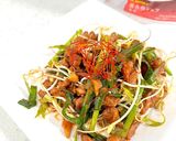 大豆のお肉☆ニラと豆もやしベトナム風炒め作り方5写真