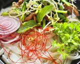 大豆のお肉と豆もやしのフォー作り方4写真