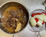 馬肉ビンタの味噌煮込み・ガッツリ爆ウマ！作り方6写真
