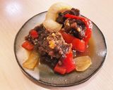 馬肉ビンタの味噌煮込み・ガッツリ爆ウマ！作り方7写真