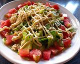 野菜を楽しむ！食べるチャーハンサラダ作り方7写真