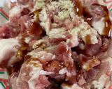 豚肉とニラで簡単丼ぶり♡作り方2写真