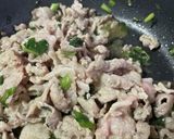 豚肉とニラで簡単丼ぶり♡作り方4写真