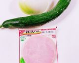 玉ねぎとハムとキュウリのマリネ作り方1写真
