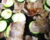 ズッキーニ豚肉と焼肉のタレで炒めただけ〜作り方4写真