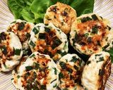 長ねぎとニラたっぷり！餃子風つくね作り方8写真