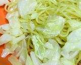 ２日目のカレー活用●揚げ玉カレー焼きそば作り方2写真