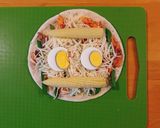 半分にしたらお月さんになる？ピザ！作り方9写真