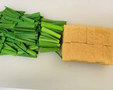 にらと厚揚げの鶏そぼろあん作り方1写真
