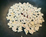 にらと厚揚げの鶏そぼろあん作り方2写真