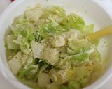 さっぱり味！キャベツ入りハーブポテサラ作り方3写真