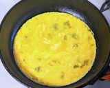 チーズオムレツ牛すじカレー作り方3写真