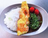 チーズオムレツ牛すじカレー作り方6写真