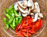 ご飯に合う♪牛肉とパプリカ椎茸の生姜煮作り方1写真