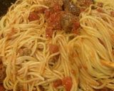 ♪洋食屋さん風♪ミートボールスパゲッティ作り方6写真