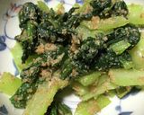 青梗菜の　胡麻和え作り方1写真