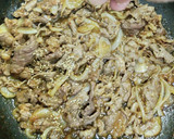 我が家のかんたん焼肉丼　こま切れ牛肉で作り方7写真