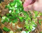 我が家のかんたん焼肉丼　こま切れ牛肉で作り方8写真
