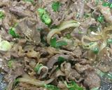 我が家のかんたん焼肉丼 こま切れ牛肉で作り方9写真