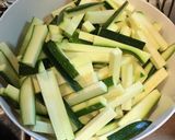 麻婆ズッキーニ作り方1写真