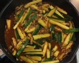 麻婆ズッキーニ作り方5写真