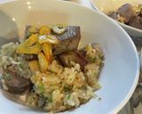 ガーリックステーキ丼作り方1写真