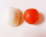 玉ねぎとトマトの中華風酢の物作り方1写真