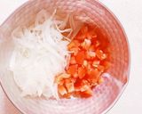 玉ねぎとトマトの中華風酢の物作り方10写真