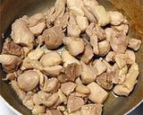 生姜香る♫ 甘くない＂鶏肉の炊き込みご飯作り方3写真
