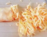 具材の種類が少ない冷やし中華盛り付け作り方1写真