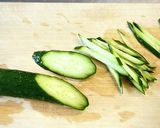 具材の種類が少ない冷やし中華盛り付け作り方3写真