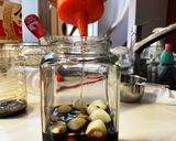 ニンニクのピリ辛ハチミツ醤油漬け作り方2写真