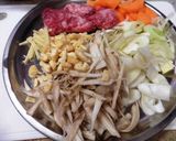 牛肉とごぼうの味噌炊き込みおこわ作り方2写真