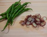 【野菜ソムリエ】伏見とうがらしひき肉がけ作り方1写真