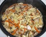 生姜香る♫ 甘くない＂鶏肉の炊き込みご飯作り方6写真
